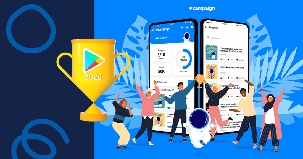 Aplikasi Campaign #ForChange Raih Penghargaan Dari Google Play
