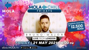 Bruno Major dan Band Sore Buka Mola Chill Fridays Pasca Lebaran