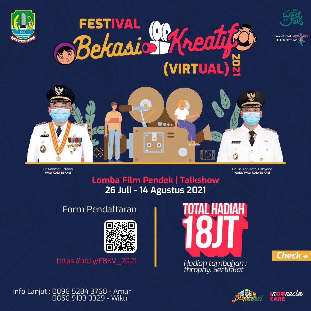 Disparbud Kota Bekasi Gelar Festival Bekasi Kreatif 2021 di Tengah Pandemi