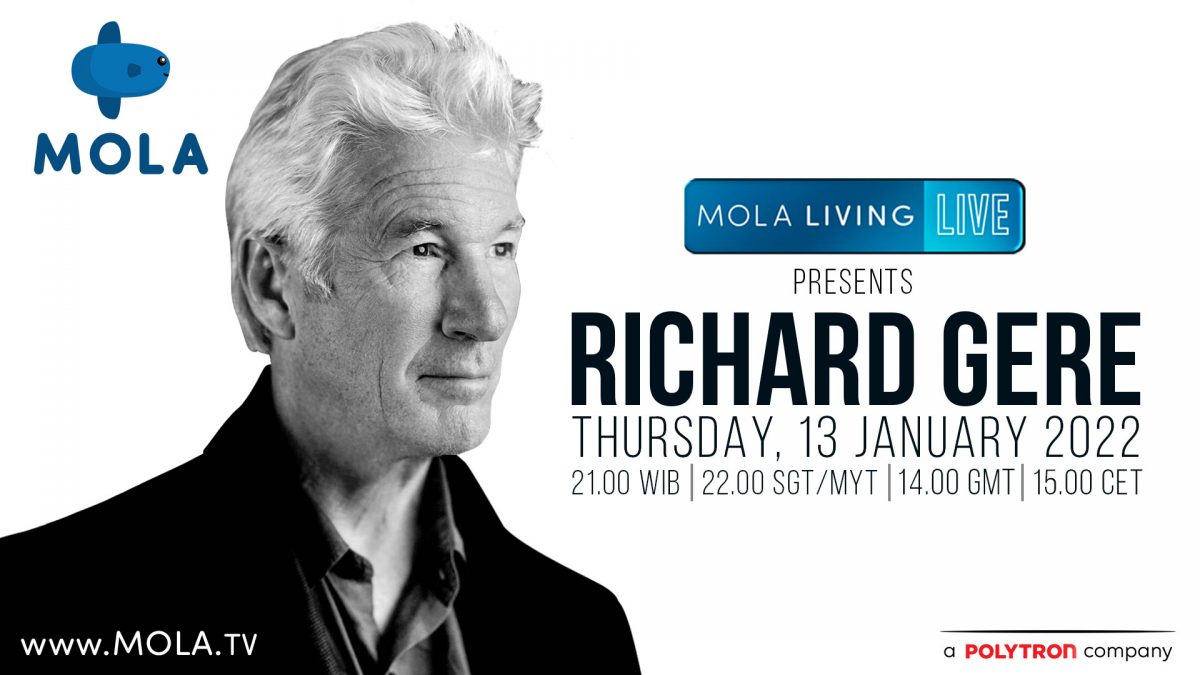Mola Living Live Hadirkan Aktor Peraih Golden Globe Award Richard Gere