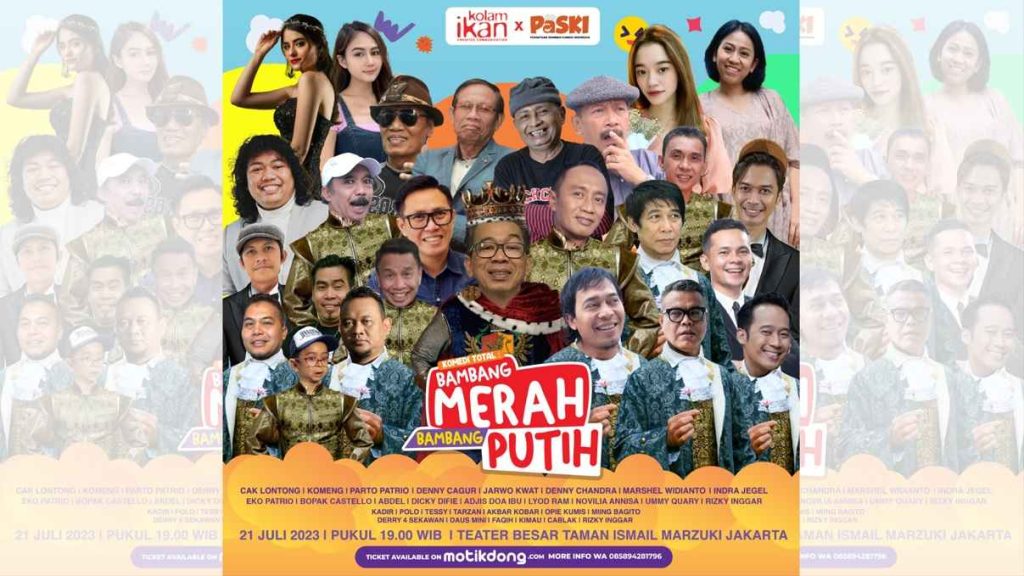 “Komedi Total: Bambang Merah, Bambang Putih” Apresiasi Kepada Seniman Komedi