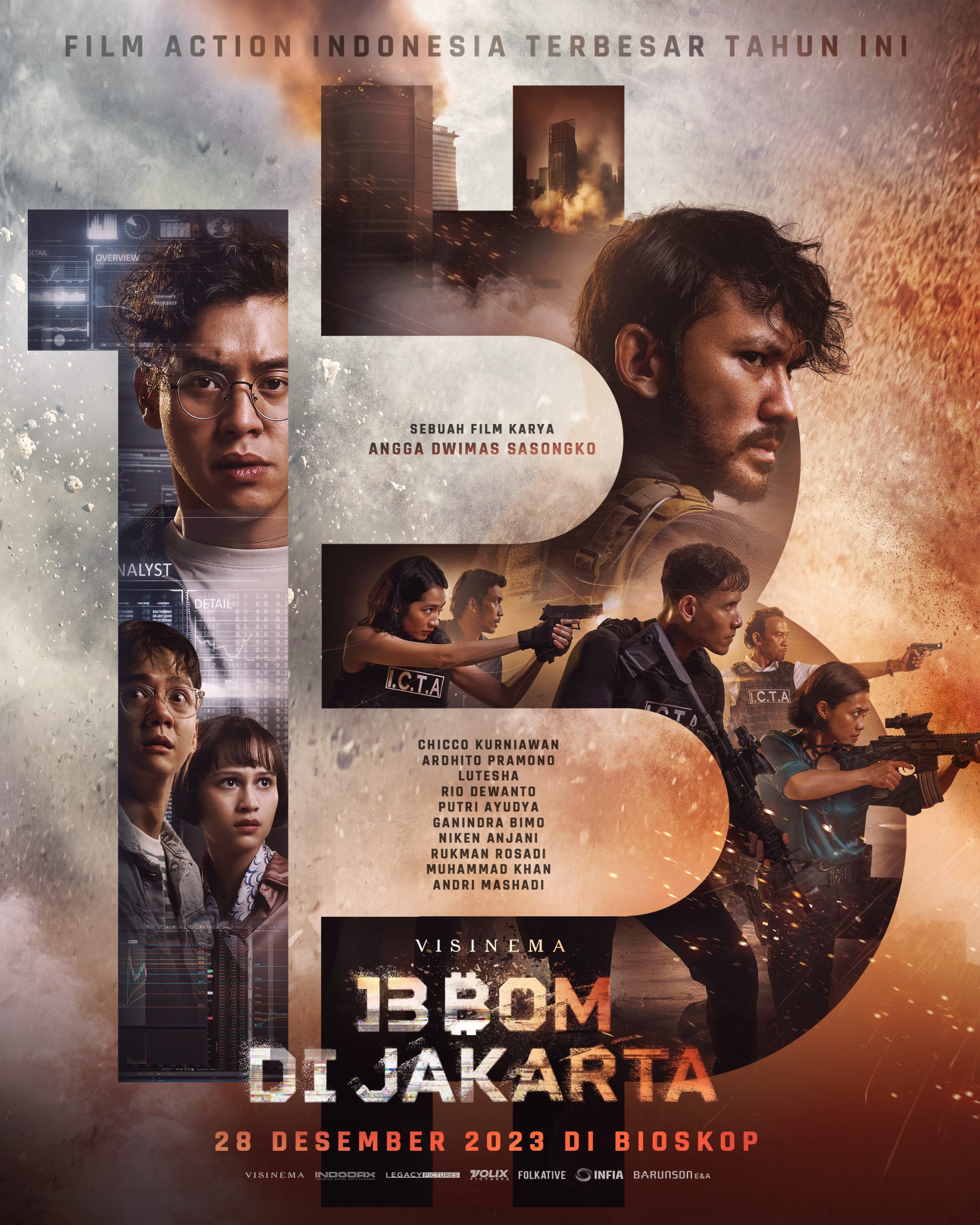 Official Poster 13 Bom di Jakarta 