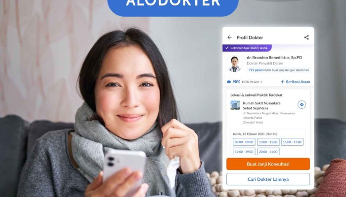 Alodokter Upgrade Aplikasi Bantu Pasien Dapatkan Pelayanan Dokter Terbaik